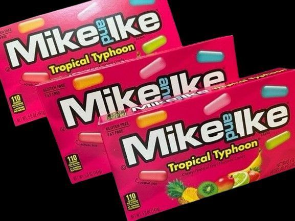 Цукерки Mike and Ike Tropical Typhoon 141г 6666 фото