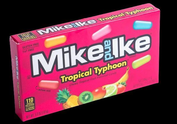 Цукерки Mike and Ike Tropical Typhoon 141г 6666 фото