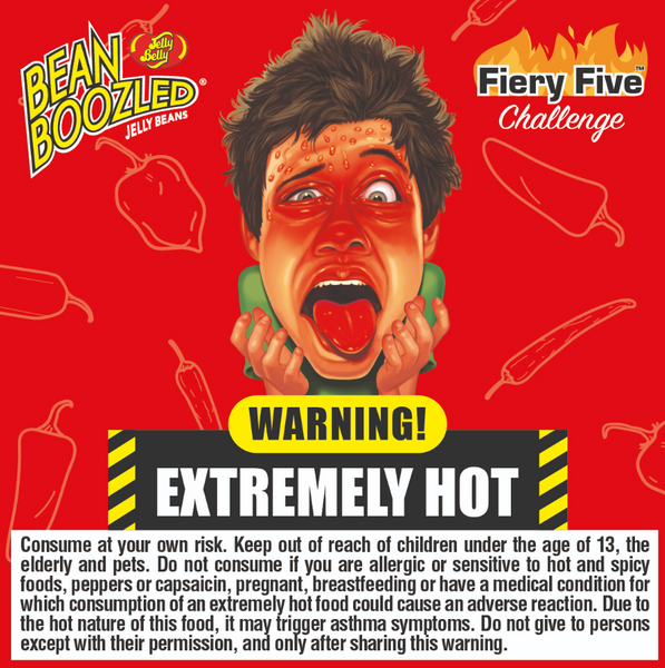 Экстремально острые конфеты Jelly Belly Bean Boozled Flaming Five Challenge 53г 8595 фото