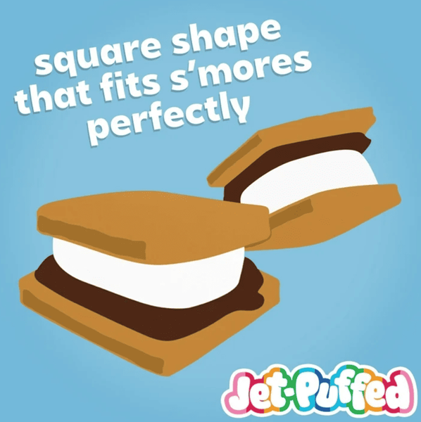 Маршмеллоу Jet-Puffed S'more Vanilla Marshmallows 595г 9948 фото