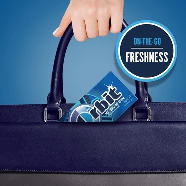 Жевательная резинка ORBIT Gum Peppermint Sugarfree Chewing Gum 12 шт 5823 фото