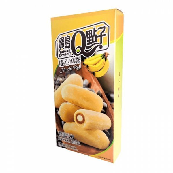 Моті Taiwan Dessert Mochi Roll Banana Milk 150г 11332 фото