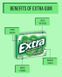 Жувальна гумка Extra Spearmint 6 x 14g (84g) 5591 фото 3