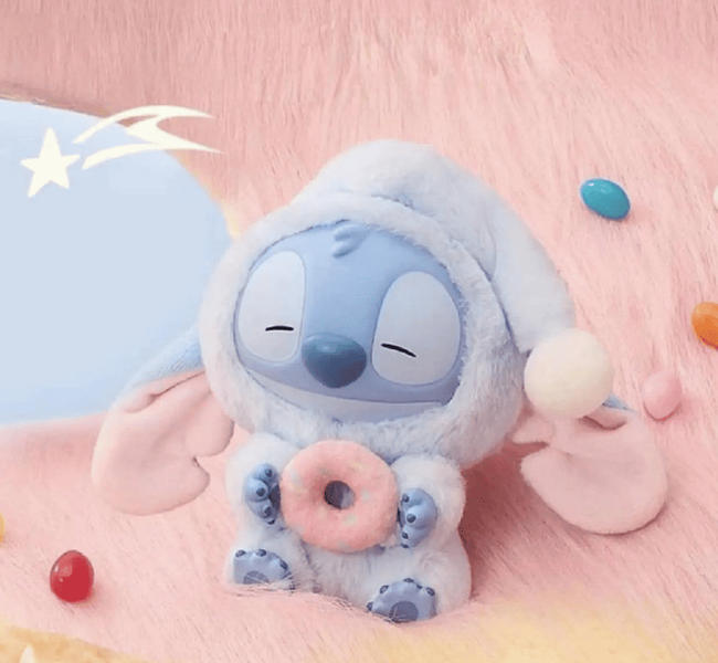 М&rsquo;яка іграшка Labubu Stitch Disney Стіч з пончиком 23 см 9212 фото