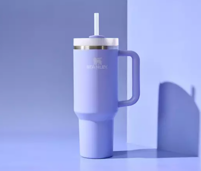 Термочашка Stanley Quencher H2.0 FlowState Vacuum Insulated Stainless Steel Tumbler Hydrangea Гортензия 1180мл 8643 фото
