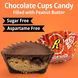 Шоколадні цукерки Reese's Zero Sugar Miniatures Chocolate Peanut Butter Cups 439г 8496 фото 6