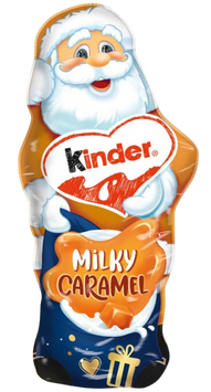 Шоколадний Дід Мороз Ferrero Kinder Chocolate Santa Claus Milky Caramel 110 г 7627 фото