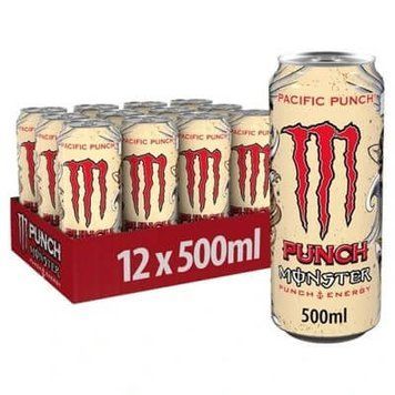 Блок энергетиков Monster Energy Pacific Punch со вкусом фруктового пунша 12x500 мл. 4367 фото