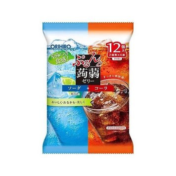 Желе Orihiro Purunto Konjac Jelly Pouch Soda + Cola 12 шт 5037 фото