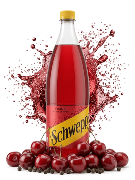 Газированный напиток Schweppes Sour Cherry Hint of Pepper 1.5л 10792 фото