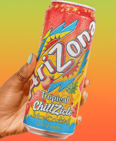Напій AriZona Tropical ChillZicle Juice Cocktail 650мл 10593 фото