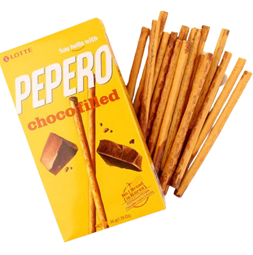 Соломка Lotte Pepero Choco Filled із шоколадною начинкою 45г 7967 фото