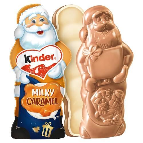 Шоколадний Дід Мороз Ferrero Kinder Chocolate Santa Claus Milky Caramel 110 г 7627 фото