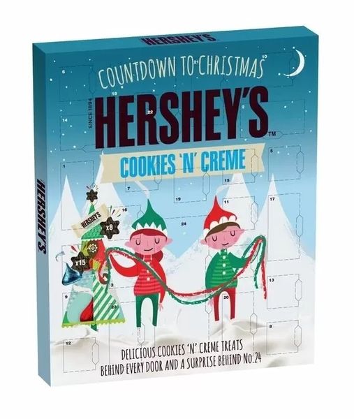 Адвент Календарь Hershey's Cookies 'N' Creme Advent Calendar 205g 0798 фото