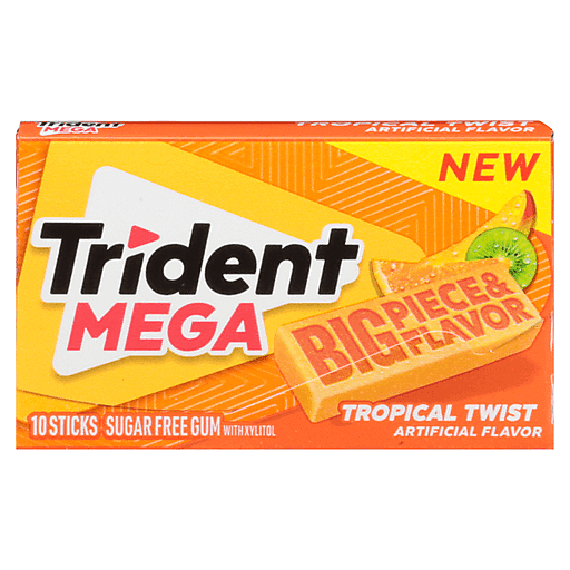 Блок Trident Mega Tropical Twist (9 шт) 2665 фото
