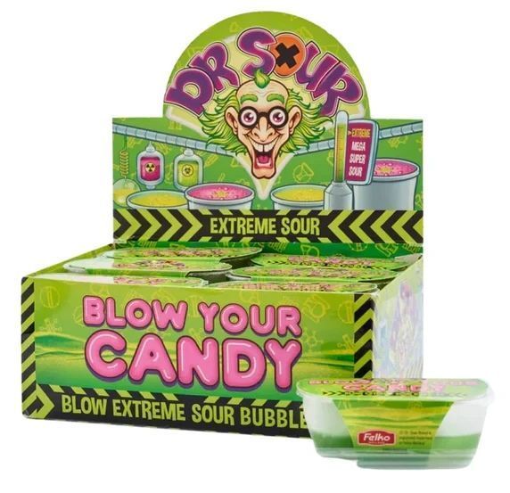 Жидкие конфеты Felko Dr. Sour Blow Your Candy 40г 7399 фото