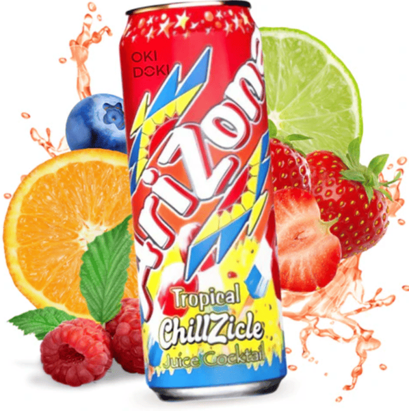 Напій AriZona Tropical ChillZicle Juice Cocktail 650мл 10593 фото