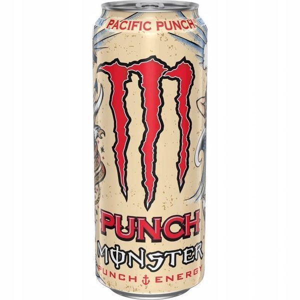 Блок енергетиків Monster Energy Pacific Punch зі смаком фруктового пуншу 12x500 мл. 4367 фото