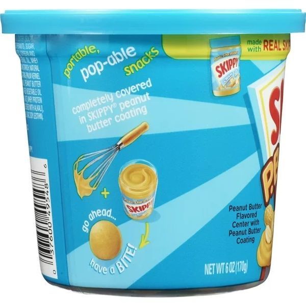 Корисний снек SKIPPY PB Bites Double Peanut Butter з арахісової пасти 170 g 4103 фото
