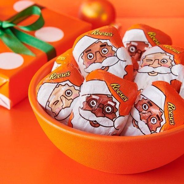 Новорічні Цукерки Reese's Santas Candy Holiday 257g 2299 фото