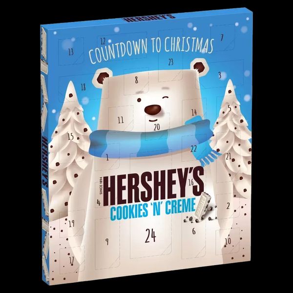 Адвент Календар hershey's Cookies 'N' Creme Advent Calendar 205g 0798 фото