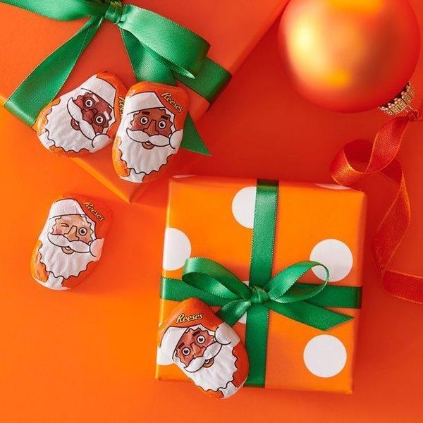 Новорічні Цукерки Reese's Santas Candy Holiday 257g 2299 фото