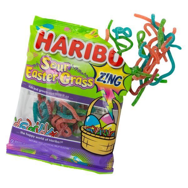 Желейні цукерки Haribo Sour Easter Grass Gummi Candy, 113г 6552 фото