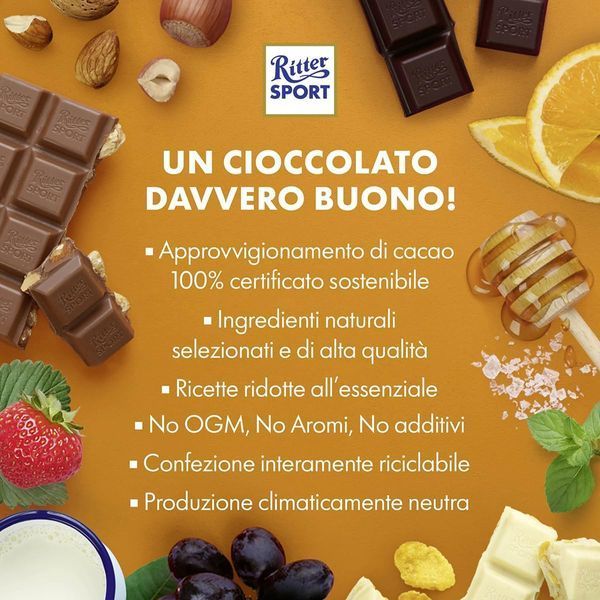 Молочный шоколад Ritter Sport Liquirizia Limited Edition 100г 8104 фото