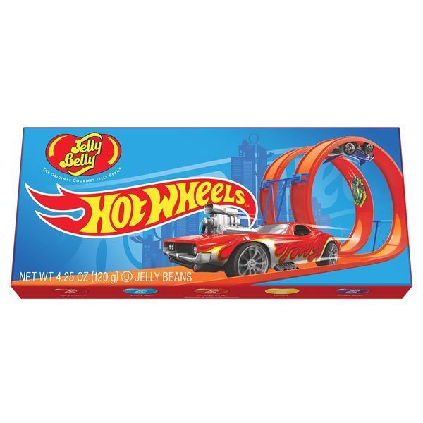 Подарункова коробка жувальних цукерок Jelly Belly Hot Wheels Jelly Bean Mix 120г 8596 фото
