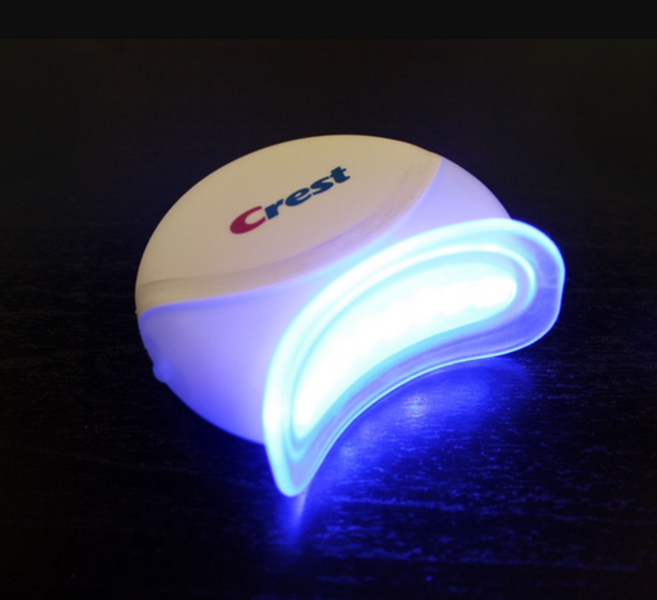 Набор полосок для отбеливания зубов Crest 3D Whitestrips с LED лампой 20шт 8763 фото