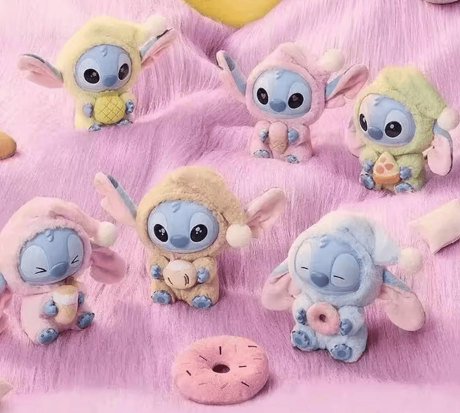 Мягкая игрушка Labubu Stitch Disney Стич с чашкой молочного чая 23 см 9213 фото
