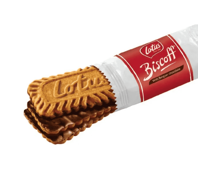 Печенье Lotus Biscoff Biscuits with Belgian Chocolate 18шт 132г 10392 фото
