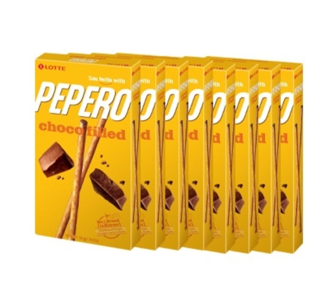 Соломка Lotte Pepero Choco Filled із шоколадною начинкою 45г 7967 фото