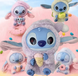 Мягкая игрушка Labubu Stitch Disney Стич с чашкой молочного чая 23 см 9213 фото 3