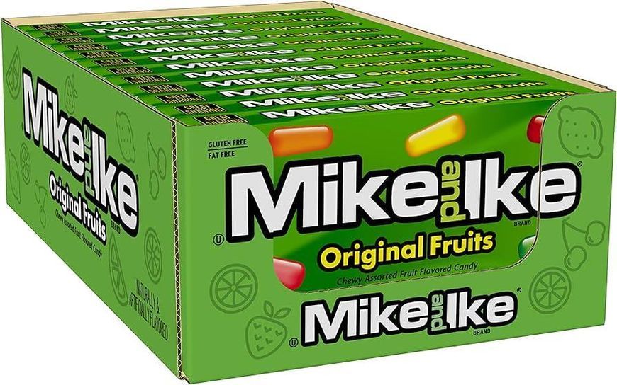 Цукерки Mike and Ike Original Fruits 141г 6667 фото