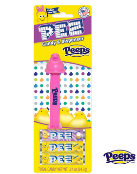 Диспенсер з цукерками Pez Candy Peeps Dispenser Рожевий 24.7г 8696 фото
