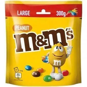 Драже M&M'S Peanut арахис в шоколаде 300g 4155 фото