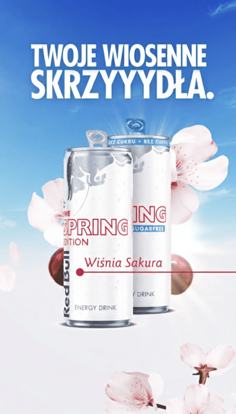 Энергетик Red Bull Spring Edition Wiśnia Sakura 250мл 10393 фото