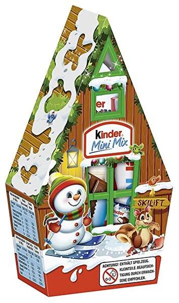 Новогодний набор подарок Kinder Mini Mix 76 g 4208 фото