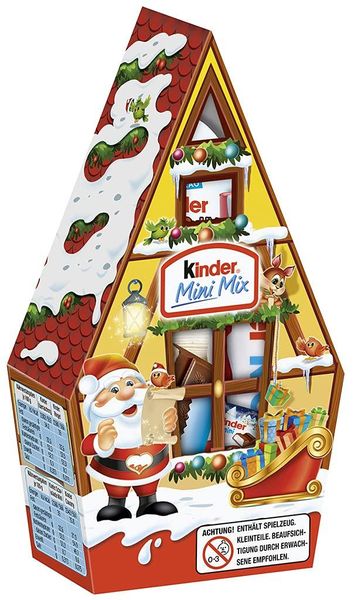 Новорічний набор подарунок Kinder Mini Mix 76 g 4208 фото