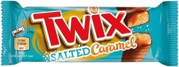 Шоколадный батончик Twix Salted Caramel 46г 1760 фото