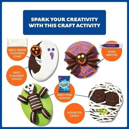 Набір для прикраси печення Oreo Halloween Chocolate Cookie Decorating Kit 323g 5607 фото