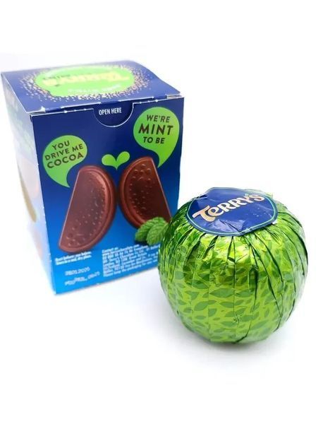 Шоколадный апельсин Terry's Chocolate Orange Mint Milk с мятой 145г 6113 фото