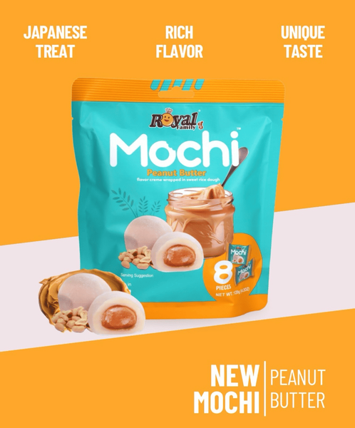 Моті Royal Family Mochi Peanut Butter 120г 10443 фото