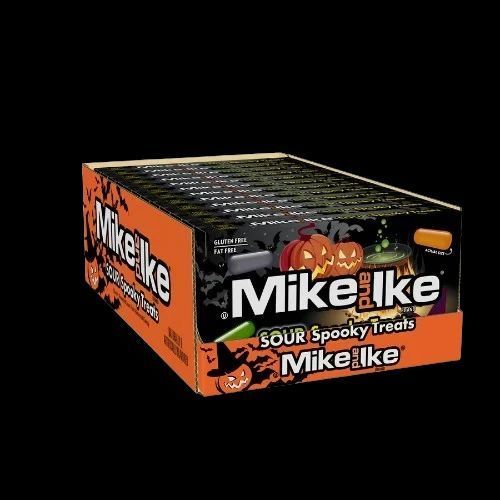 Жувальні цукерки Mike And Ike Sour Spooky Treats Halloween 120 г 7346 фото