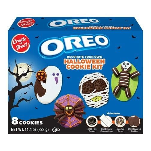 Набір для прикраси печення Oreo Halloween Chocolate Cookie Decorating Kit 323g 5607 фото