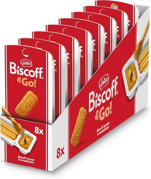 Десерт Lotus Biscoff & Go Biscuit Spread and Breadsticks 45г 2068 фото