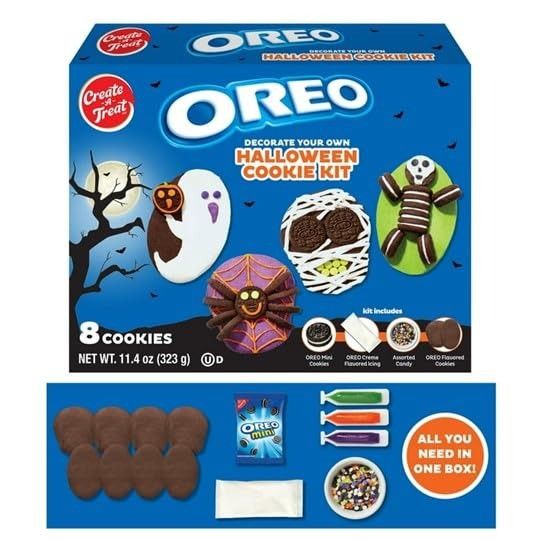 Набір для прикраси печення Oreo Halloween Chocolate Cookie Decorating Kit 323g 5607 фото