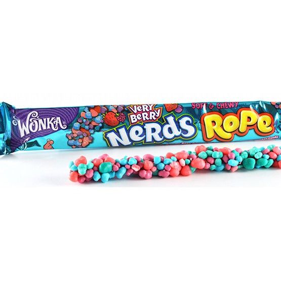 Цукерка з драже Nerds Rope verry berry 26g 0221 фото