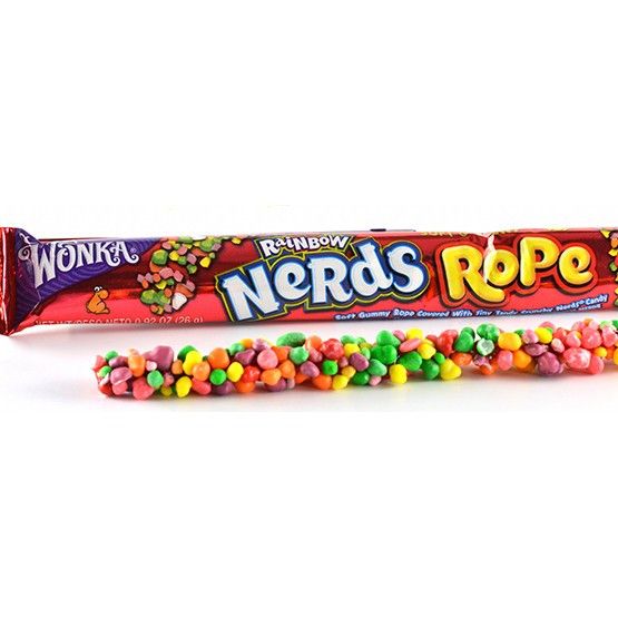 Цукерка з драже Nerds Rope verry berry 26g 0221 фото